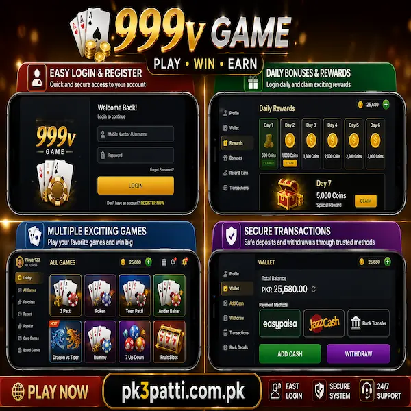 999v Game Earning plateform 2026