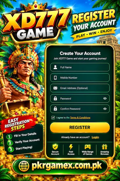 XD777 Game Registration Steps